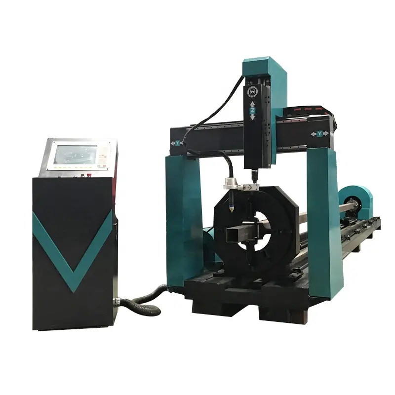8-Axis CNC Plasma Cutter for H-Beam & Angled Steel Cutting