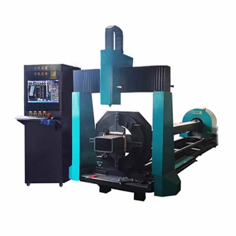 قاطع أنابيب بلازما CNC بخمسة محاور - حل شامل للمقاطع والأنابيب والمواسير